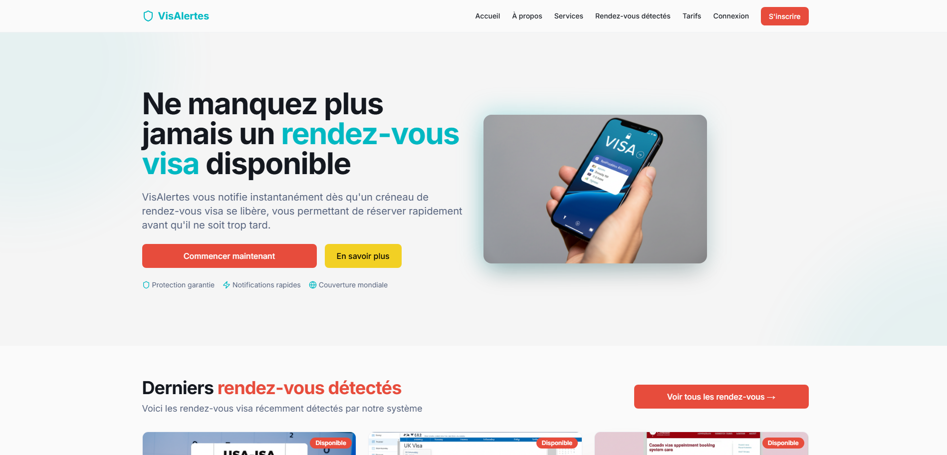 Visa Alertes